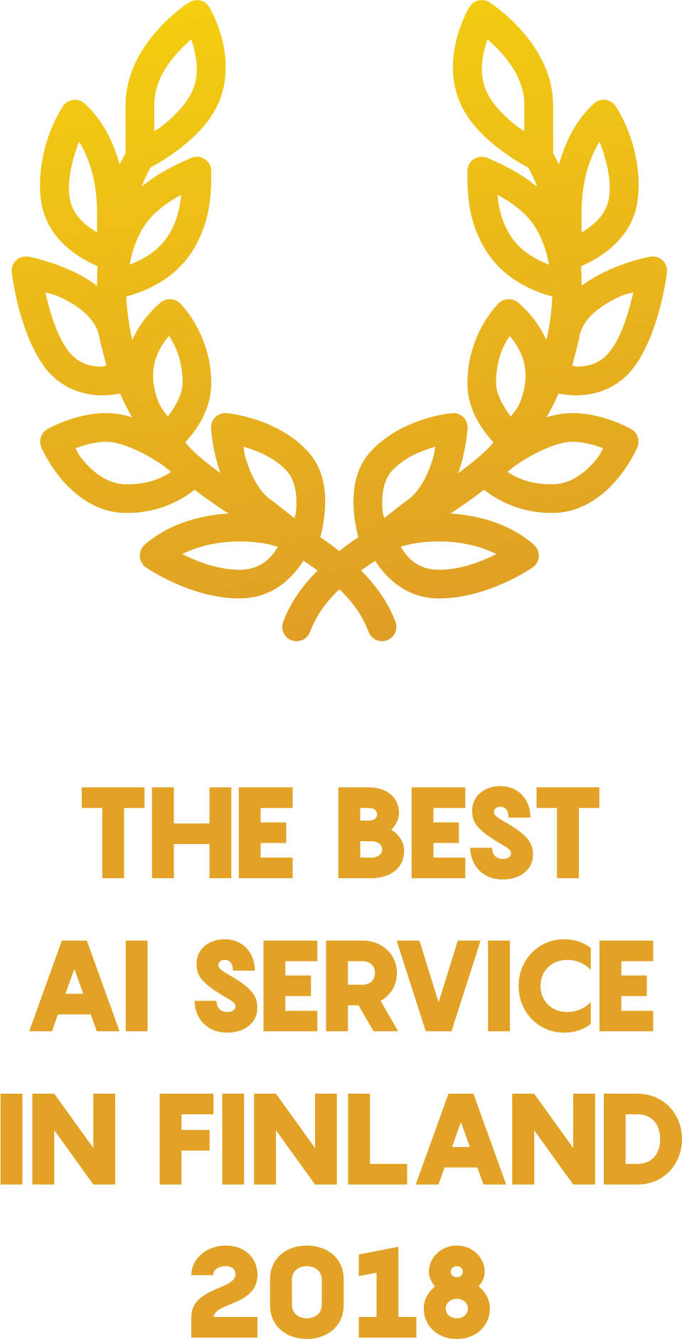Award: Best AI Service Finland 2018